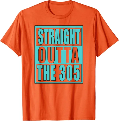 Vista 25 de Miami Straight Outta The 305 Funny South Florida Fan - Camiseta