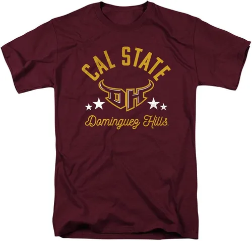 Vista 69 de Collegiate Distressed Mascot Unisex Adult T Shirt Collection 3 Universidad de Adelphi