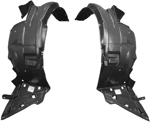 Vista 2 de Parts N Go Juego de protectores de guardabarros con clips para CR-Z 2011-2016 delantero lado del conductor y pasajero izquierdo derecho HO1248140