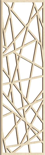 Vista 90 de Conway Paneles de pared decorativos de madera con calado, 9 3/8 pulgadas de ancho x 24 3/8 pulgadas de alto x 1/4 de alto, aliso