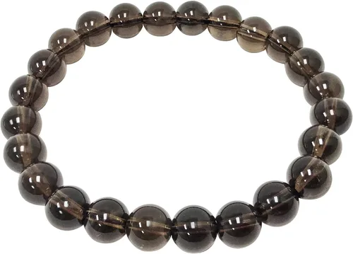 Vista 204 de Gem Avenue Handmade Round Bead Stretch Bracelet Unisex Natural Stone Beaded Jewelry for Men & Women, Elastic Wristband for Daily Wear