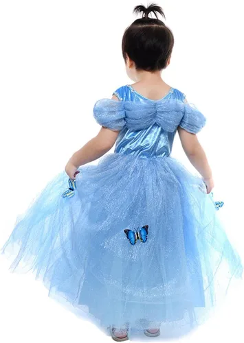 Vista 6 de LOEL las niñas Nueva Princesa Vestido Mariposa Fiesta Disfraces, Vestido
