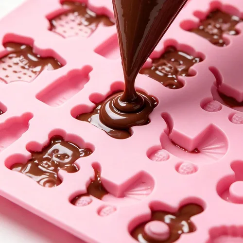 Vista 3 de Lindo molde de silicona para pastel de fondant, moldes para pies de bebé, mameluco para bebé, molde para chupete, molde de silicona para dulces