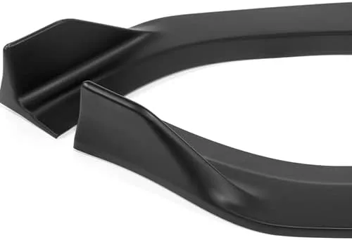 Vista 3 de 3 piezas ABS estilo STP parachoques delantero alerón divisor lateral kit de protección compatible con Kia Forte Koup 2DR Coupe 2014-2016, 2015