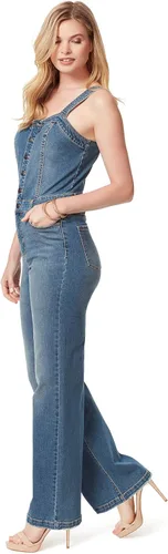 Vista 2 de Jessica Simpson Overol vaquero Constance Sweetheart para mujer