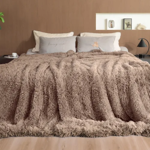 Vista 22 de Pawque Manta de piel sintética de 50 x 60 pulgadas, manta suave y esponjosa, cálida y gruesa, de pelo largo, reversible, ligera, acogedora para Negro
