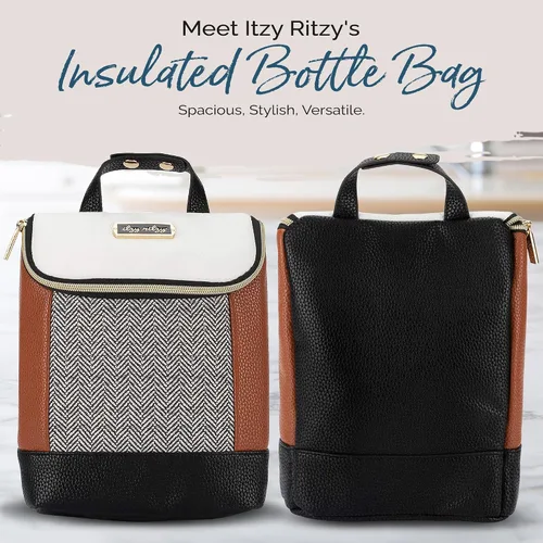 Vista 2 de Itzy Ritzy Bolsa aislada para botellas, capacidad para 3 biberones de leche