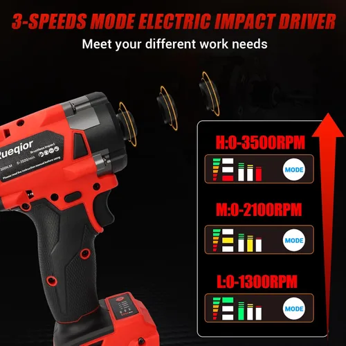 Vista 3 de Destornillador de impacto inalámbrico 2953-20 para batería Milwaukee M18, hasta 220 pies-libras (300 N.m) Destornillador de impacto sin escobillas