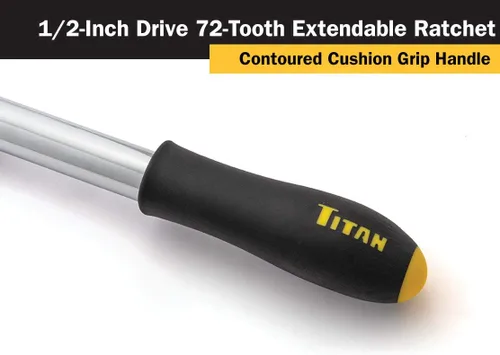 Vista 5 de Titan 12074 Trinquete extensible de 1/2 pulgada x 12 a 17 pulgadas de 72 dientes