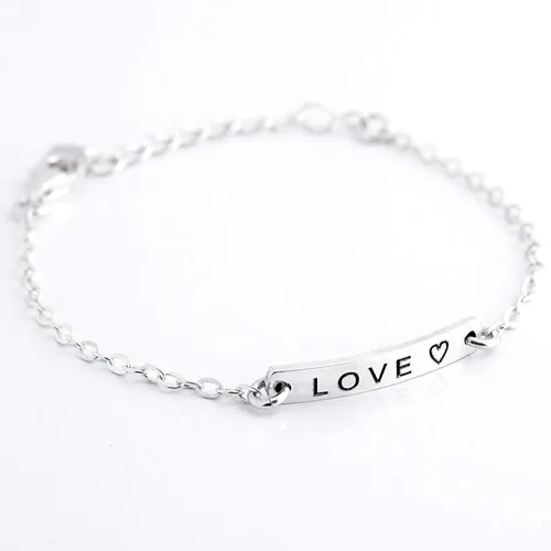 Vista 11 de Regalo personalizado Baby Name Bar opciones de joyería