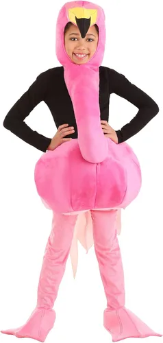 Vista 4 de Elegante disfraz de flamenco para niños