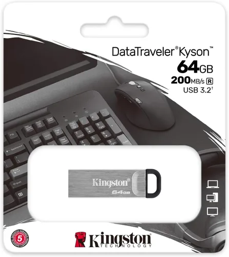 Vista 7 de Kingston Unidad flash USB de 64 GB 200 MB