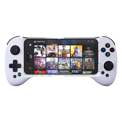 Vista 10 de ShanWan Mobile Game Controller for iphone/Android with PHONE CASE Support, Bluetooth Wireless Gamepad - PS Remote Play, Xbox Cloud, Steam Link