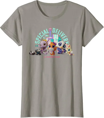 Vista 73 de Disney Camiseta de entrega especial Junior T.O.T.S, Negro, S