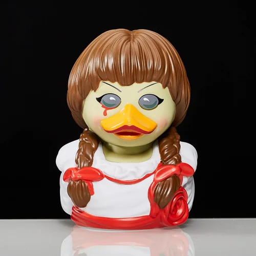 Vista 3 de TUBBZ Edición en caja: Horror - Figura de vinilo de pato de goma de Annabelle Cosplaying