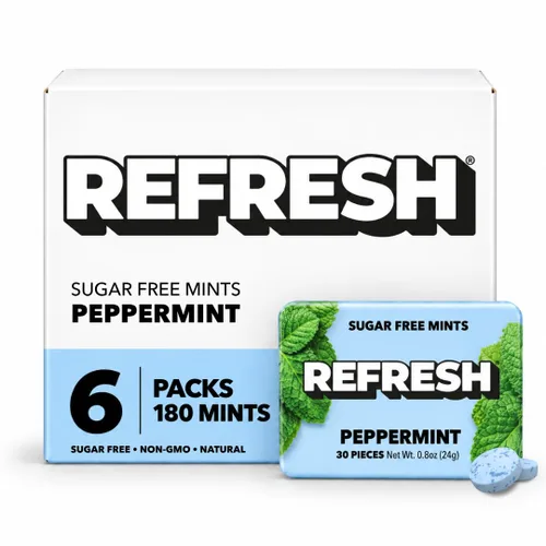 Vista 10 de Refresh - Muestra de mentas de xilitol, mentas naturales sin azúcar