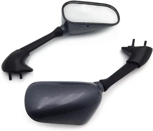Vista 10 de MT058-BK - Espejos laterales de repuesto para equipo original, color negro, compatible con Yzfr6 Yzf-R6 YZF-R1 Yzfr1 1998 1999 2000 2001 2002