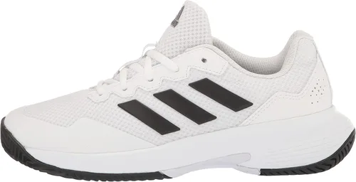 Vista 8 de adidas Gamecourt 2 - Tenis para hombre, Cloud White-team Navy Blue