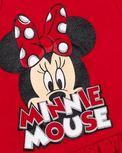 Vista 9 de Disney Minnie Mouse - Conjunto de 3 piezas de camiseta de rizo francés y coletero