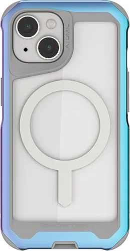 Vista 95 de Ghostek ATOMIC - Funda delgada para Galaxy S21 con parachoques de metal de aluminio y diseño trasero transparente, protección resistente que absorbe