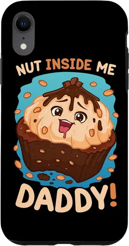 Vista 24 de Funda divertida para iPhone 13 Pro con diseño de tuerca de juego sucio Inside Me Daddy para mujer
