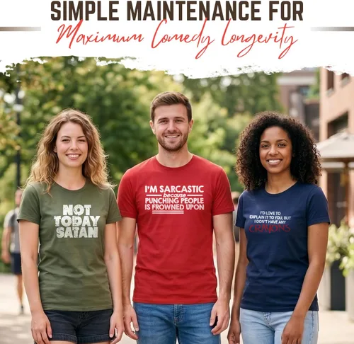 Vista 2 de Camiseta "Sorry I Called You Stupid" Camiseta sarcástica para hombres Camisetas gráficas para hombres - Camisetas gráficas sarcásticas y Negro