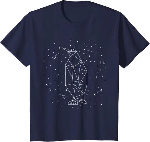 Vista 83 de Sternbild Penguin Constellation Emperor Sea Bird Penguin Camiseta Negro