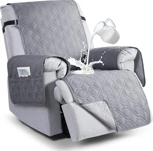 Vista 31 de VANSOFY Fundas 100% impermeables para sillas reclinables, funda antideslizante para silla reclinable para perros, protector de muebles, funda