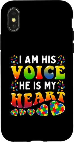 Vista 4 de Funda para iPhone 15 Mom Mama Autistic Autism Concientización Mes
