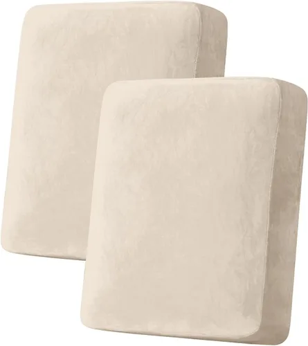 Vista 51 de Funda para Sofá de Terciopelo Elástico Funda de Cojín de Sofá 1 Pieza - Funda Elástica Lavable para Asiento o Respaldo, Fundas de Asiento para Sofás