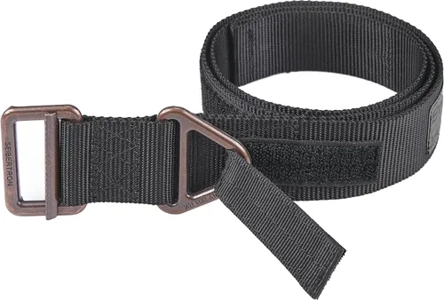 Vista 3 de Seibertron Hombres Utility TDU 1.75 pulgadas Nylon Tactical CQB/Rigger's Militar Combat Duty Cinturón Hebilla de Metal Negro