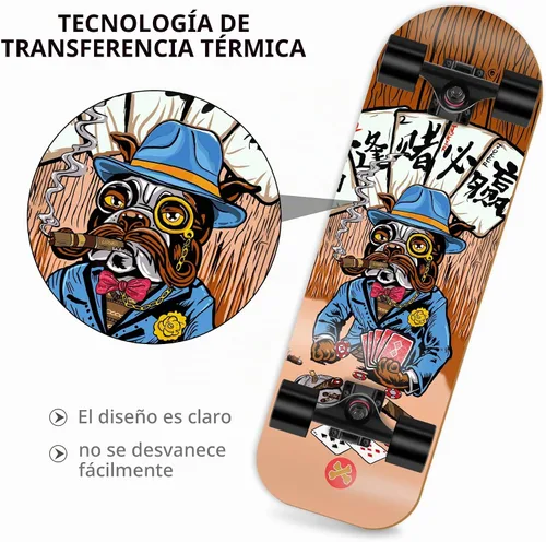 Vista 3 de Patineta completa para mascotas diseñada para perros y mascotas