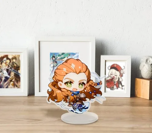 Vista 4 de FUNKY STORE Genshin Impact - Llavero acrílico de manga para videojuegos