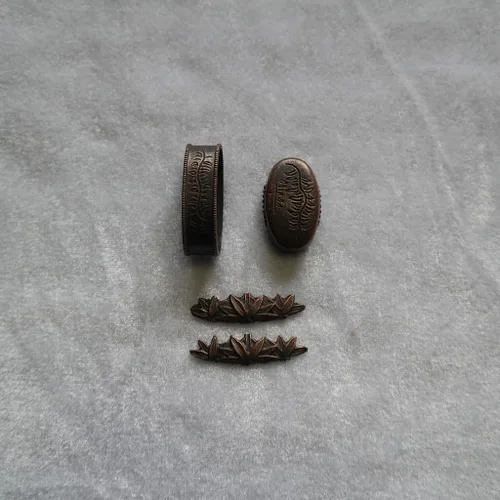 Vista 10 de Espada samurái japonesa KOSHIRAE – Fuchi Kashira Menuki 01-77