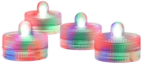 Vista 8 de Luces de Halloween sumergibles cr2032, funciona con pilas, bajo el agua, impermeable, luz de té LED para eventos, centros de mesa, jarrón, floral