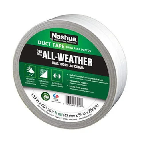 Vista 23 de Nashua 398 Cinta adhesiva de grado profesional, 60 yardas de largo x 1-1/2" de ancho, color plateado