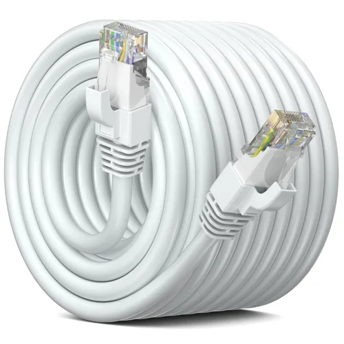 Vista 33 de Maximm Cable Ethernet Cat 6, cable de red y conexión de alta velocidad de 10 pies, UTP, 10 Gbps, cable Ethernet de 550 MHz, color naranja
