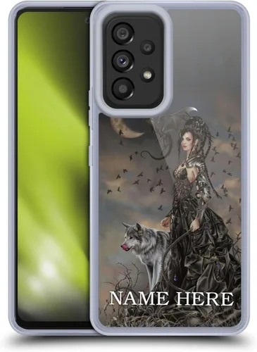 Vista 9 de Head Case Designs Officially Licensed Custom Customized Personalized Nene Thomas Angel and Flowers Anime Fairy Name and Initial Gel Case Compatible