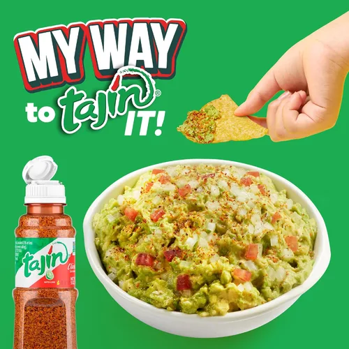 Vista 7 de Tajin Clásico - Auténtica mezcla de especias de chile mexicano y lima para frutas, aperitivos, tacos y cócteles, potenciador de sabor picante, 5