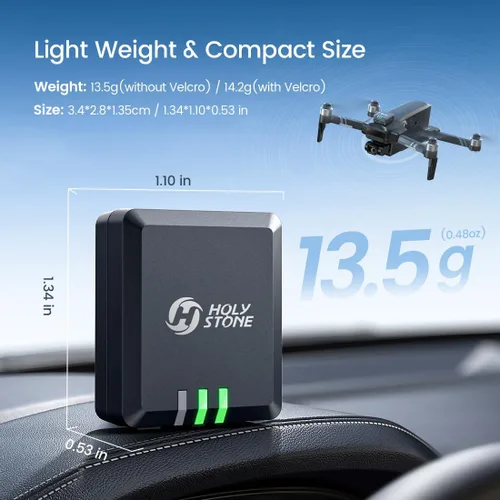 Vista 4 de Holy Stone Módulo de transmisión de identificación remota compatible con FAA, piezas de repuesto para drones GPS con cámara para adultos 4K, módulo