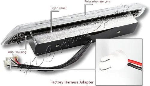 Vista 4 de Luz de freno trasera de montaje central en el techo trasero, luz LED de montaje alto, tercera luz de freno compatible con Ford F-150 2009-2014, 2010