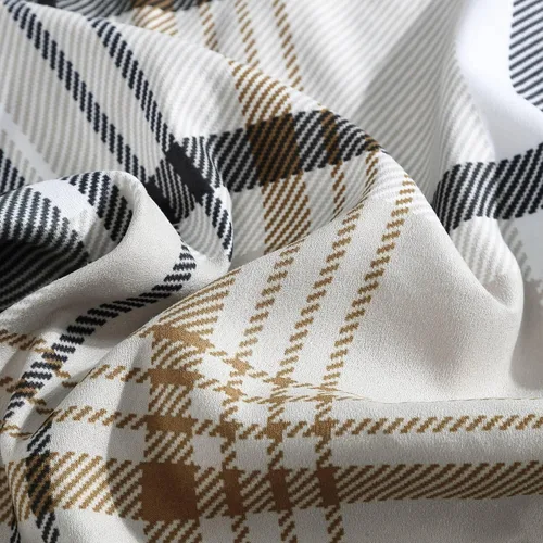 Vista 8 de Eddie Bauer - Juego de edredón Queen, ropa de cama reversible a cuadros, elegante y cálida decoración del hogar (gris normandía, Queen)