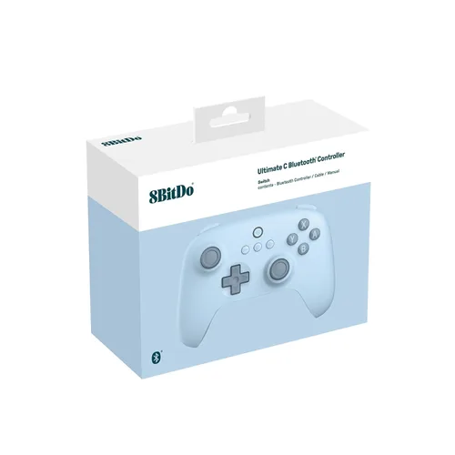 Vista 5 de 8Bitdo Ultimate C Bluetooth Controller for Switch with 6-axis Motion Control and Rumble Vibration (Blue)