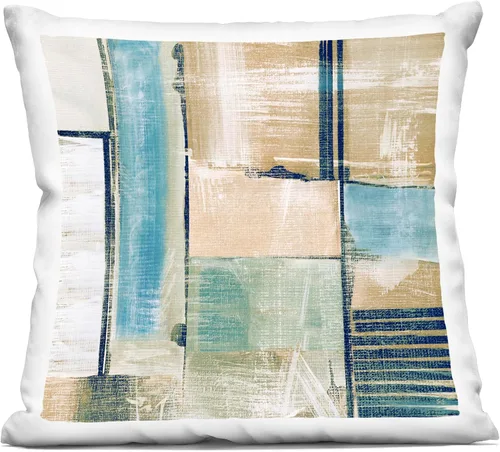 Vista 8 de Stupell Industries Natural Boho Abstraction - Almohada para interiores, 18 x 18 pulgadas, color beige