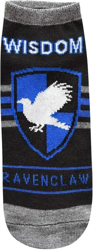 Vista 3 de Harry Potter Ravenclaw - Calcetines de tobillo para jóvenes y mujeres, 5 unidades, talla 4-10