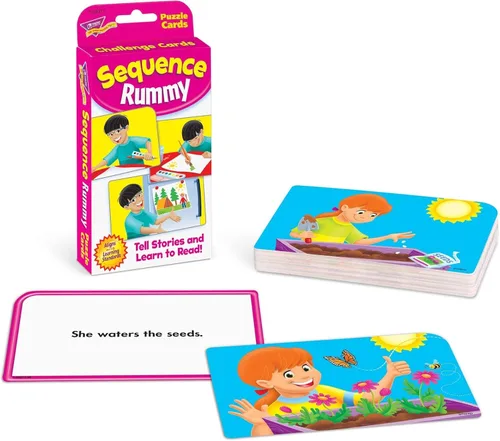 Vista 3 de Tarjetas de desafío de secuencia Rummy