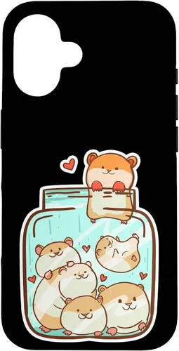 Vista 32 de Hamsters in a Jar Cute Animal Hammy Owner Pet Lover Gift Case for iPhone 17