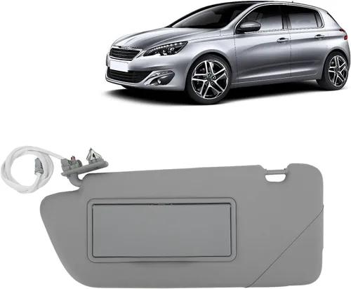 Vista 6 de Reemplazo de visera solar, 8163EG 98158119ZQ 98158116ZQ - Visera solar para automóvil del lado izquierdo del conductor para 2008 3008 308 308S 408