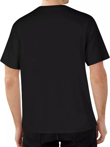 Vista 2 de KAIALE Camiseta casual de algodón de manga corta con cuello redondo para hombre