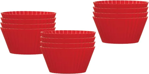Vista 10 de Mrs. Anderson's Baking Tazas de silicona para muffins Marrón